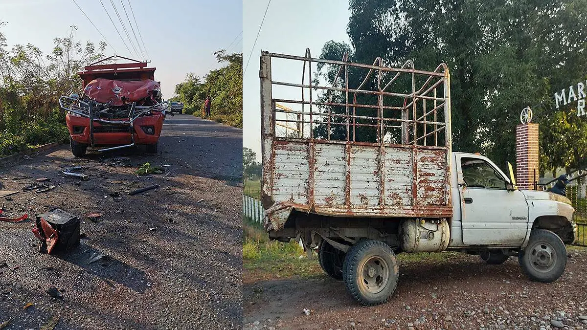 Choque entre camionetas deja varios lesionados en el municipio de el Espinal